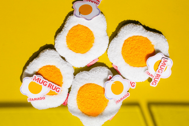 TheTAMAGO -Egg Coaster, Mug Rug, Table Decoration