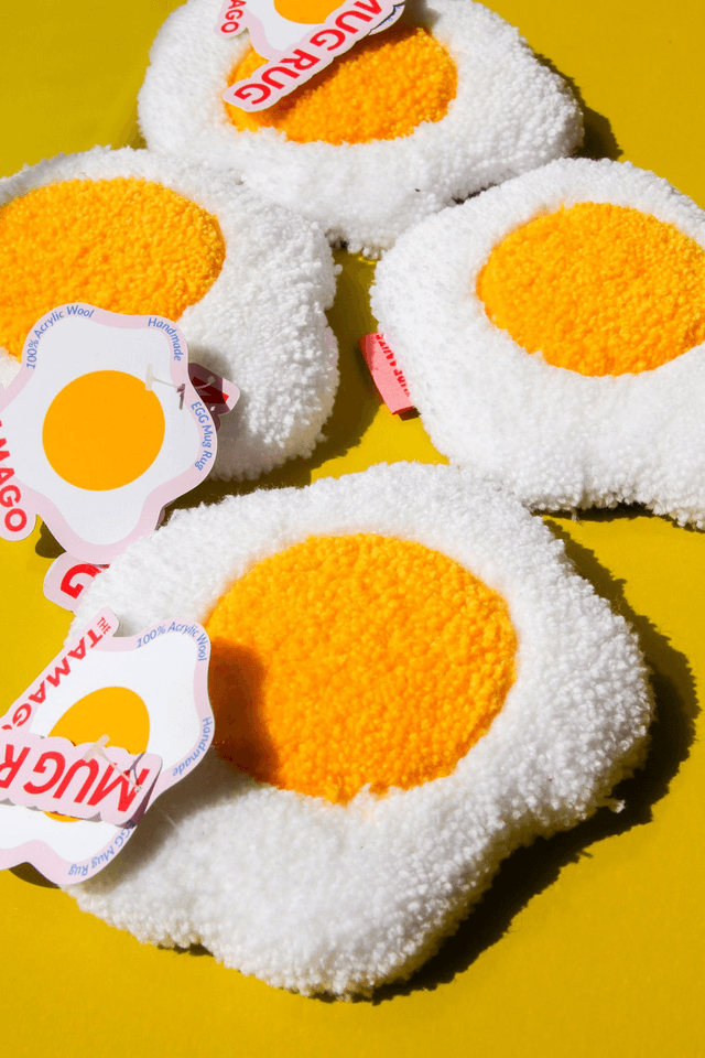 TheTAMAGO -Egg Coaster, Mug Rug, Table Decoration