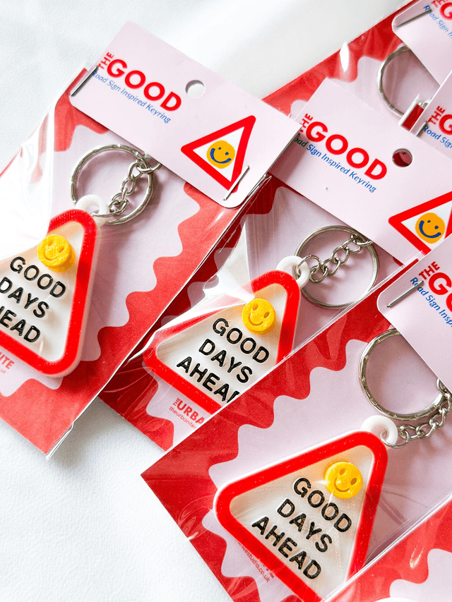 Good Days Ahead Positive Quote Keyring -TheGOOD