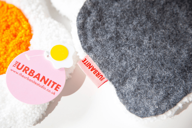 TheTAMAGO - egg coaster mug rug Orange