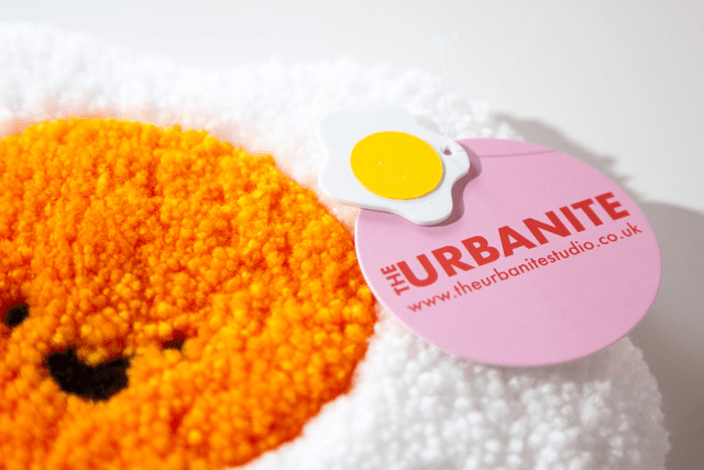 TheTAMAGO - egg coaster mug rug Orange