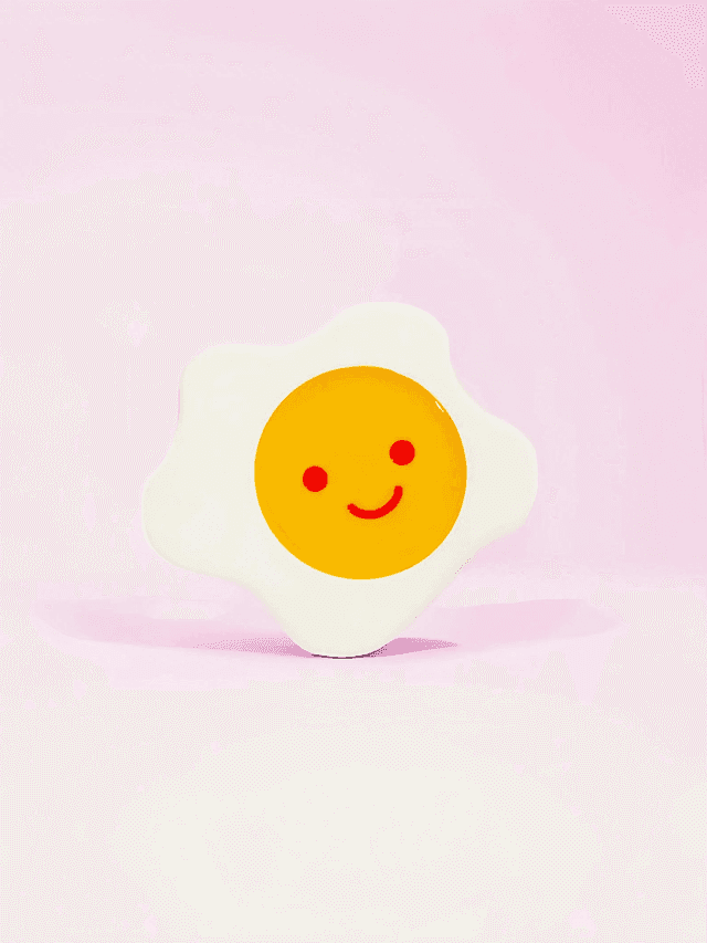 Smile Egg Coaster THETAMAGO