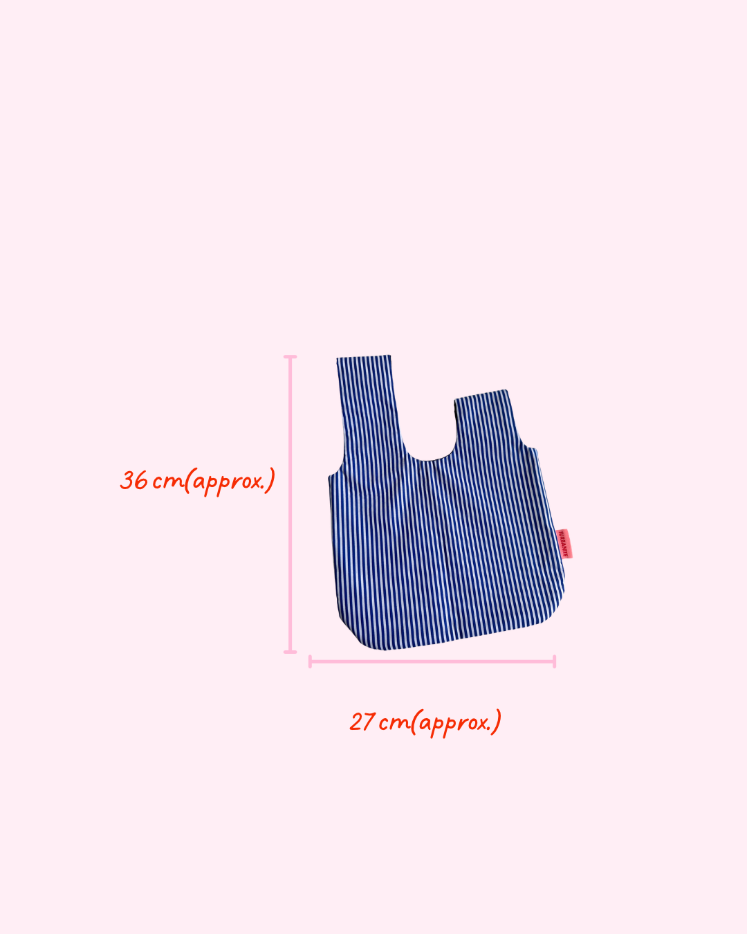 DALSTON Knot Bag — Blue Stripe