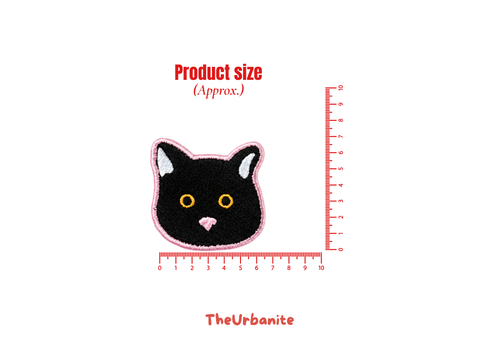 Black Cat Iron-On Patch